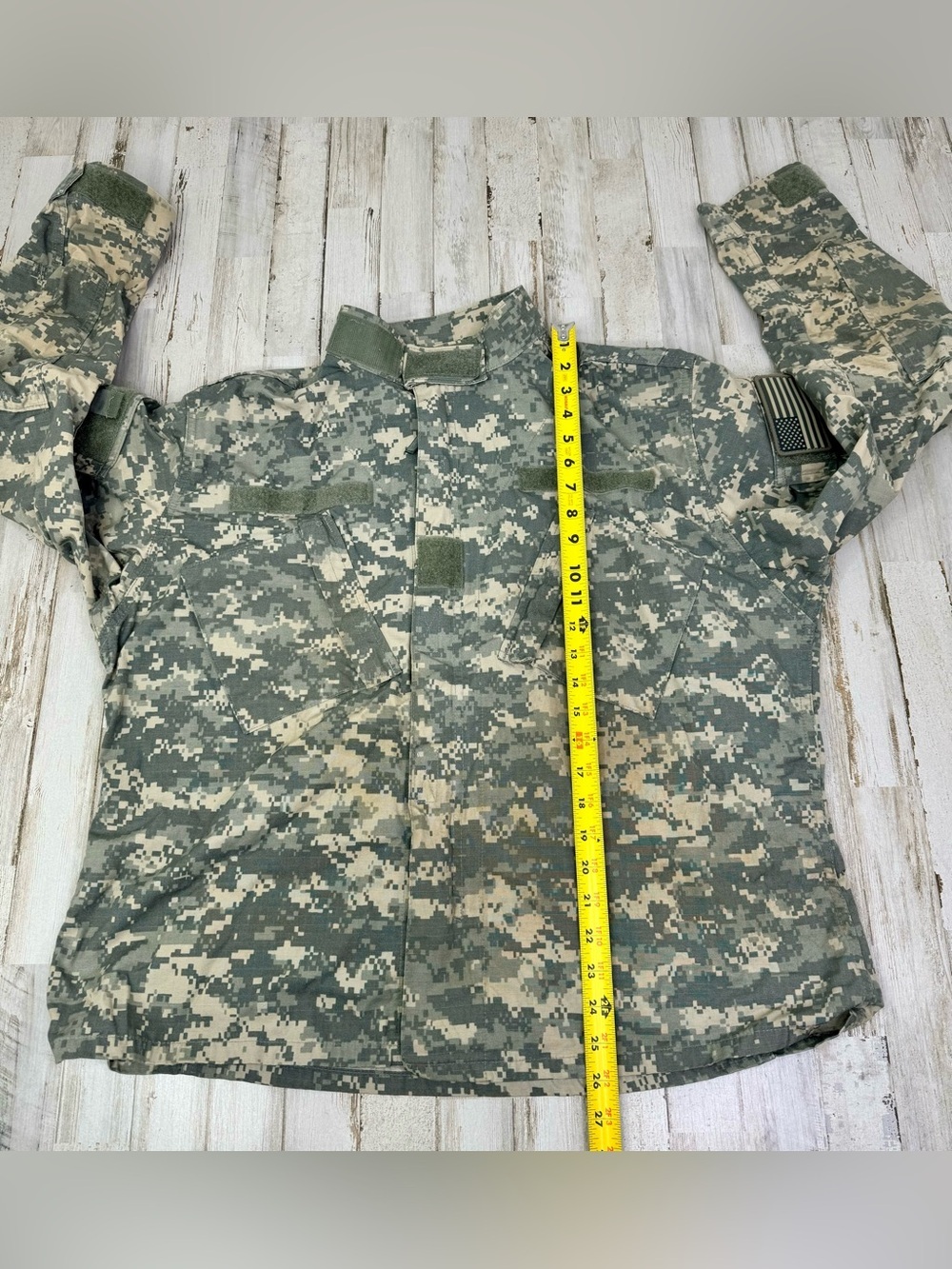 US Army Combat Jacket Adult Large Cargo Military Pockets Camo - Picture 5 of 12